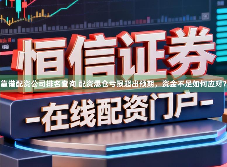 靠谱配资公司排名查询 配资爆仓亏损超出预期，资金不足如何应对？