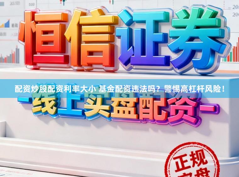 配资炒股配资利率大小 基金配资违法吗？警惕高杠杆风险！