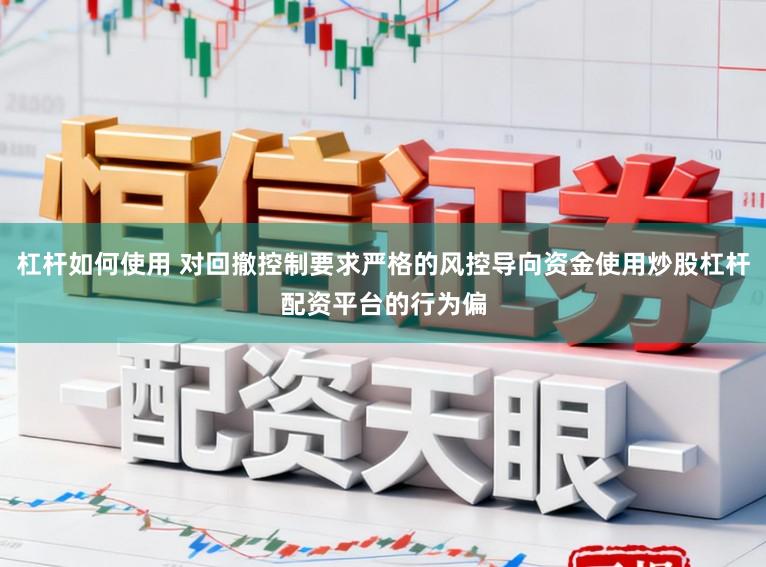 杠杆如何使用 对回撤控制要求严格的风控导向资金使用炒股杠杆配资平台的行为偏