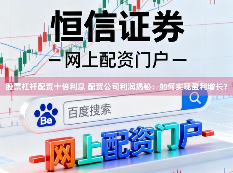 股票杠杆配资十倍利息 配资公司利润揭秘：如何实现盈利增长？